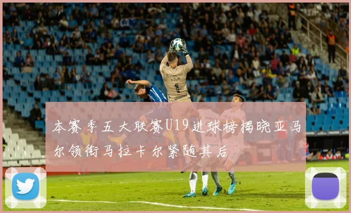 本赛季五大联赛U19进球榜揭晓亚马尔领衔马拉卡尔紧随其后
